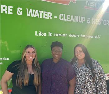 Tori, Monica & Noelle, team member at SERVPRO of South and West Charleston