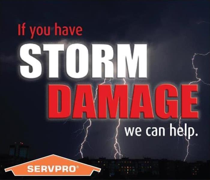¨If you have storm damage, we can help¨ graphic.